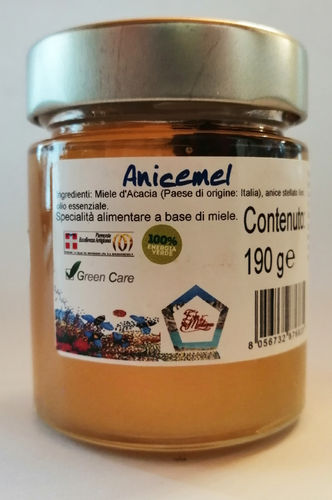 Anicemel g.190 con miele d'acacia del Piemonte