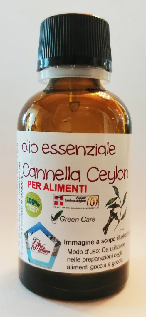 Cannella Ceylon (olio essenziale) contagocce 25 ml