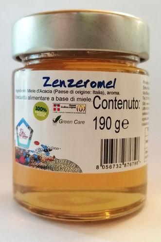 Zenzeromel g.190 con miele d'acacia del Piemonte