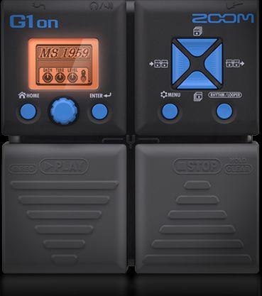 ZOOM - G1ON - GUITAR MULTI-EFFECTS PEDAL