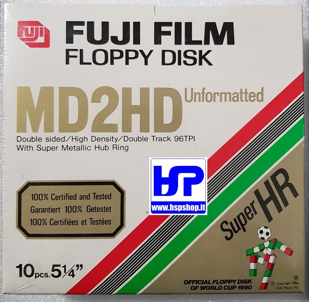 FUJI - MD2HD - 5.25" FLOPPY DISK - BOX DI 10