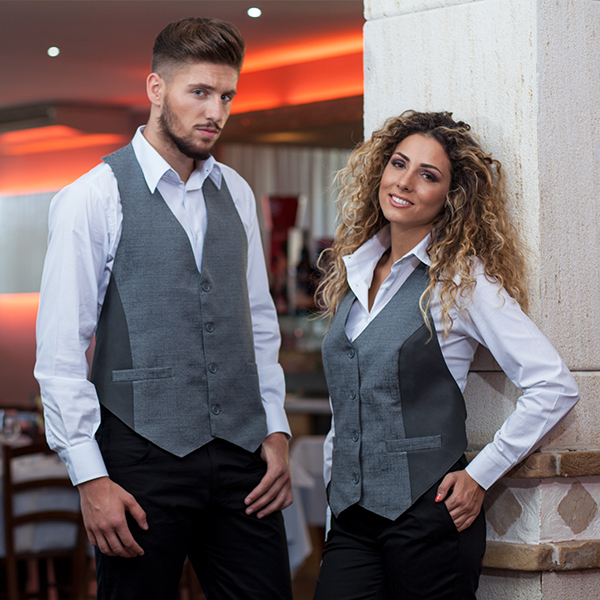 aprons and vests for waiters
