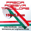 Fascia adesiva tricolore 150x2,5 cm