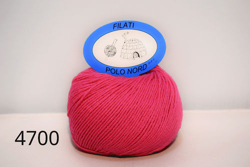 100%lana Merinos pink raspberry 4700 50 grammi