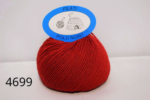100%lana Merinos rosso provocatore 4699 50 grammi
