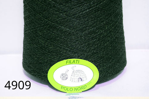 60%lana, 40%alpaca Nm 7,5 Dark mentuccia 4909 100 grammi