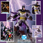 ⠀⠀Dc Multiverse McFarlane Toys Batman Metal Damaged Action Figure
