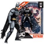 ⠀⠀DC Multiverse Mcfarlane Toys Injustice Batman + Comic Book Page Punchers Action Figure