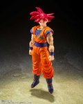 ⠀⠀PREORDINE - Dragon Ball Z S.H. Figuarts Super Saiyan God Of Virtue Son Goku Action Figure Bandai