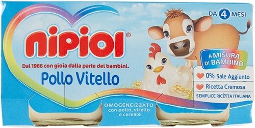 NIPIOL OMO VITELLO/POLLO GR.80X2