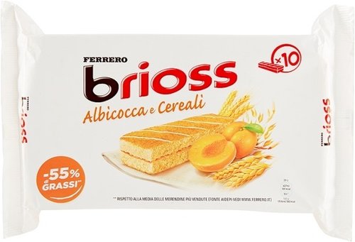 FERRERO BRIOSS ALBICOCCA X10    GR.280