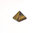 Piramide in Occhio di Tigre (base: 3,6x3,6 cm circa).Soprammobile,Idea Regalo