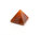 Piramide in Agata di Fuoco (base: 3,5x3,5 cm circa).Soprammobile,Idea Regalo