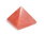 Piramide in Ossidiana Rossa(base:4x4cm circa).Soprammobile,Idea Regalo
