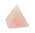 Piramide in Quarzo Rosa.Soprammobile,Idea Regalo