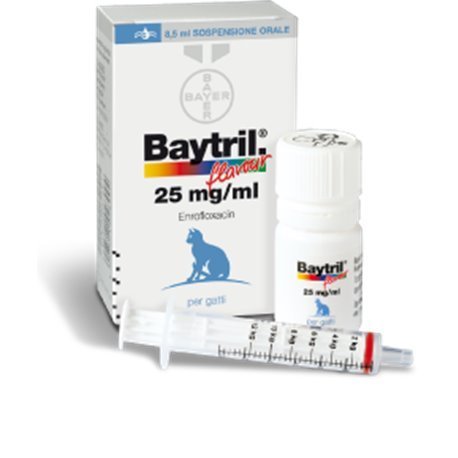 Baytril 25 mg/ml sospensione orale