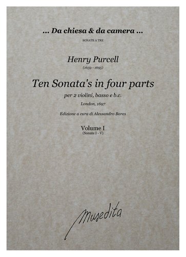 H.Purcell - Ten Sonata's in four parts (London, 1697)