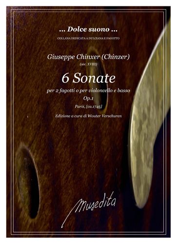 G.Chinxer (Chinzer) - 6 Sonatas op.1 (Paris, [ca.1745])